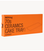 HKLIVING Schaal 70s ceramics: cake tray sunbeam