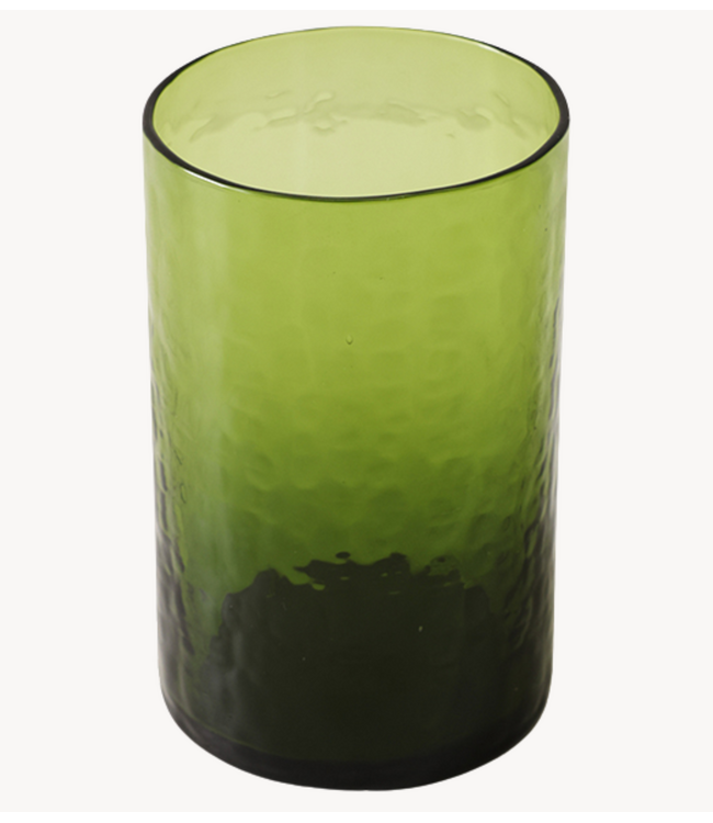 HKLIVING Glas Tube high glass, olive