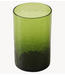 HKLIVING Glas Tube high glass, olive