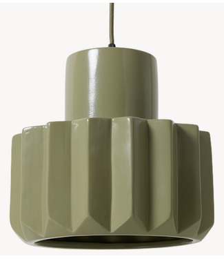 HKLIVING Hanglamp Stellar pendant lamp, sage