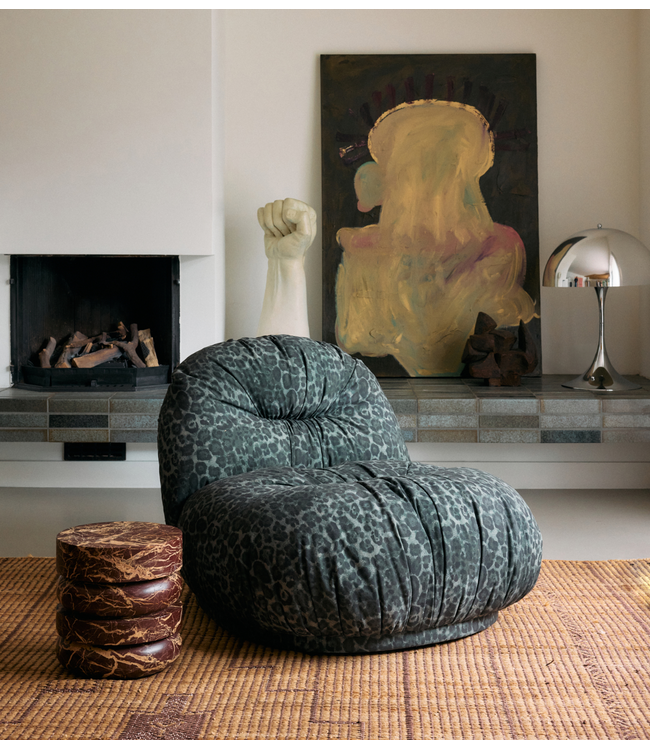 HKLIVING Fauteuil Meloa fauteuil, panther