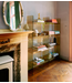 HKLIVING Kast Acrylic cabinet 160cm, olive green