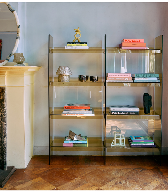 HKLIVING Kast Acrylic cabinet 160cm, olive green