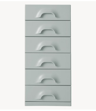 HKLIVING Kast Chest of 6 drawers, overcast