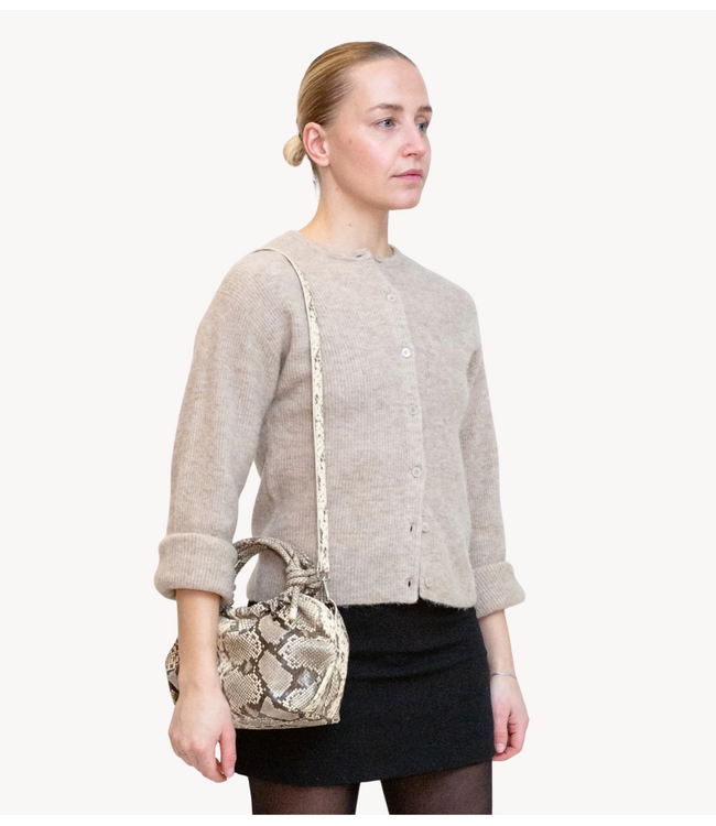 HVISK Tas JOLLY SCALY STRUCTURE Ivory