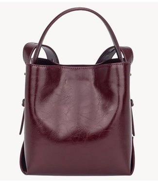 HVISK Tas MOLLY RAW STRUCTURE Deep Burgundy