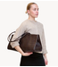 HVISK Tas HANNAH RAW STRUCTURE BRAIDED Umber Brown
