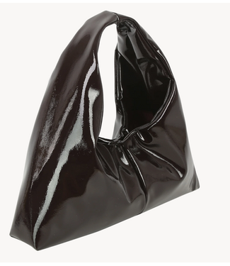 HVISK Tas SARAH GLOSSY STRUCTURE Umber Brown