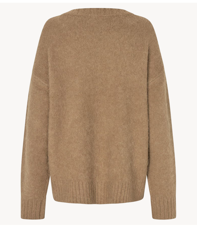 Samsøe Samsøe Trui SAJEANNE SAMSØE SWEATER LEAD GRAY