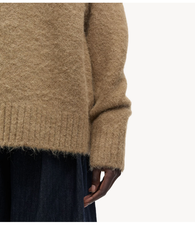 Samsøe Samsøe Trui SAJEANNE SAMSØE SWEATER LEAD GRAY