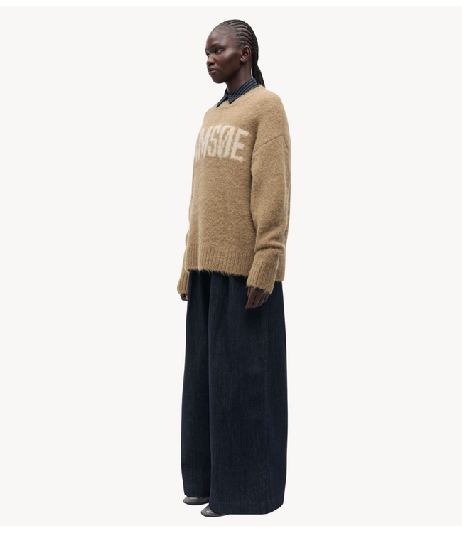 Samsøe Samsøe Trui SAJEANNE SAMSØE SWEATER LEAD GRAY