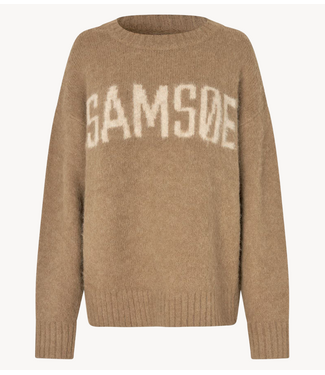 Samsøe Samsøe Trui SAJEANNE SAMSØE SWEATER LEAD GRAY