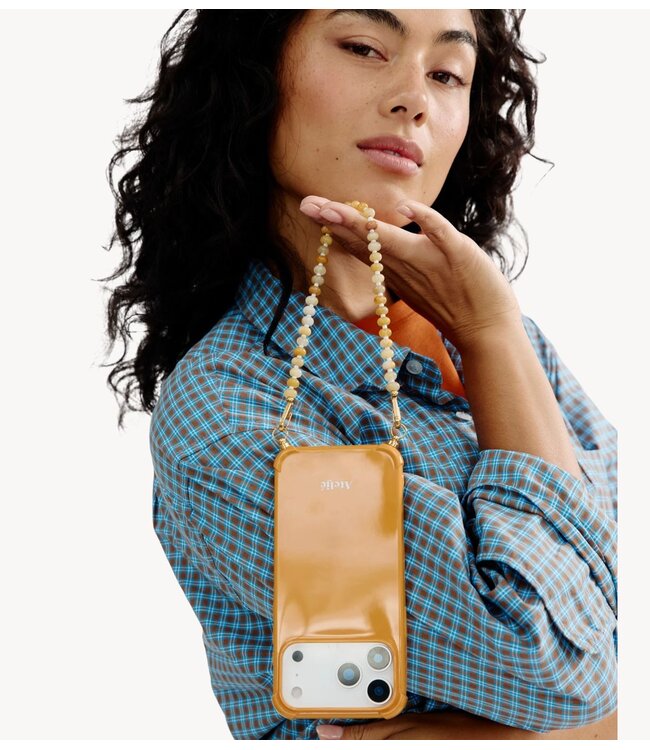 Ateljé Telefoonkoord  short cord  marigold