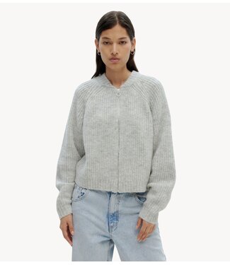 EDITED Vest Rani Bomber Cardigan grau