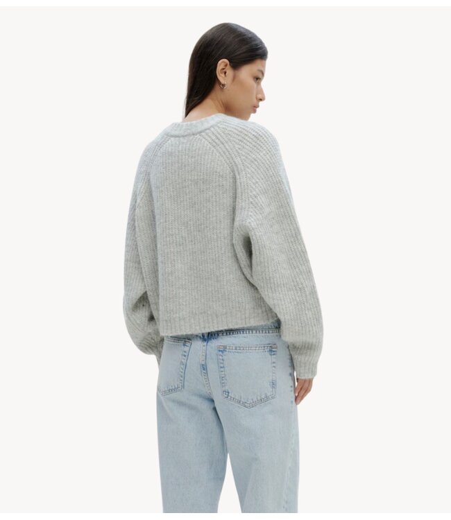 EDITED Vest Rani Bomber Cardigan grau