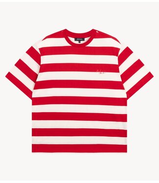 Refined Department Top ladies knitted oversized striped t-shirt DORI stripe