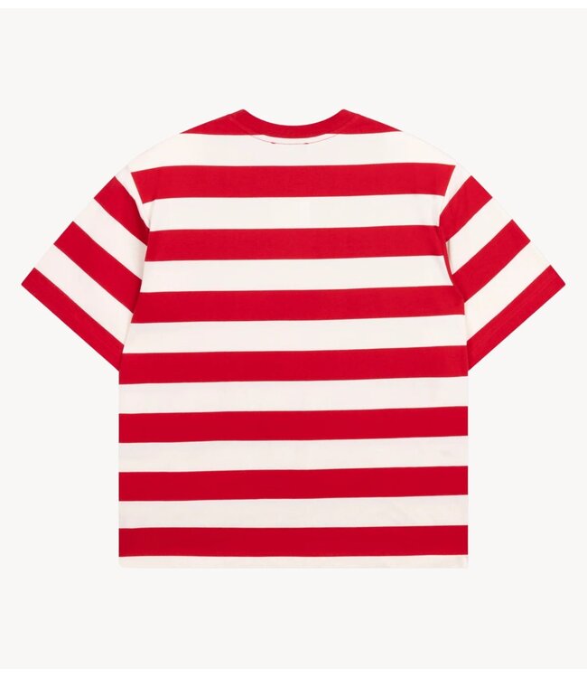 Refined Department Top ladies knitted oversized striped t-shirt DORI stripe