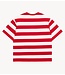 Refined Department Top ladies knitted oversized striped t-shirt DORI stripe
