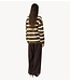 YAS Shirt YASISABELL LS POLO KNIT PULLOVER S. NOOS Fir Green W. Stripes