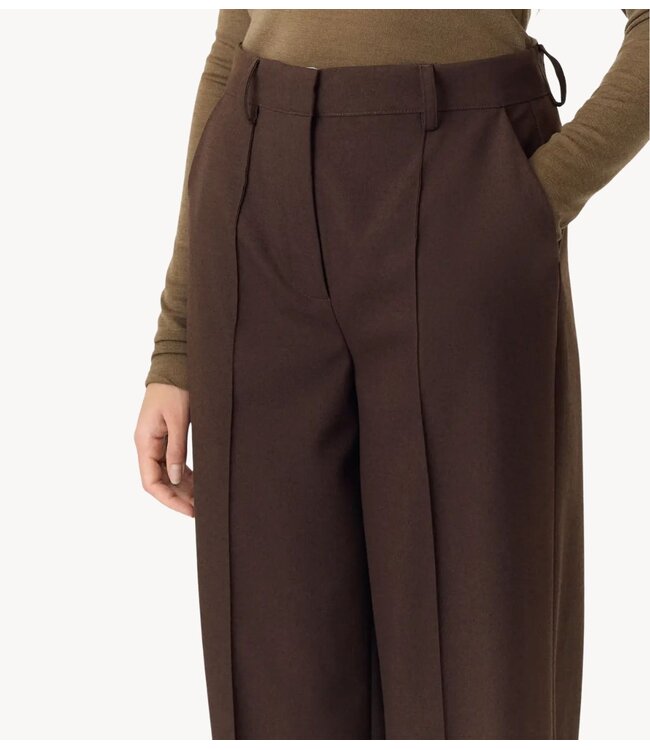 YAS Broek YASRIU HMW PANT S. NOOS Coffee Bean