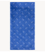 10DAYS Sjaal silk scarf monogram ultramarine