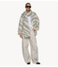 10DAYS Sjaal hairy knit scarf zebrra ecru