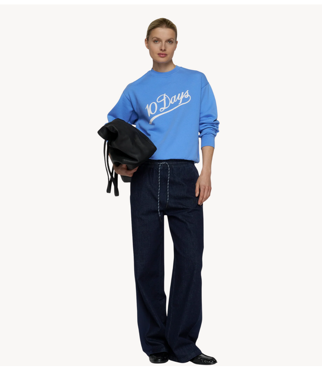 10DAYS Trui petite sweater ultra marine