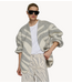10DAYS Vest knit cardigan zebra ecru