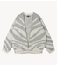 10DAYS Vest knit cardigan zebra ecru