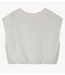 10DAYS Top balloon hairy knit top lurex ecru