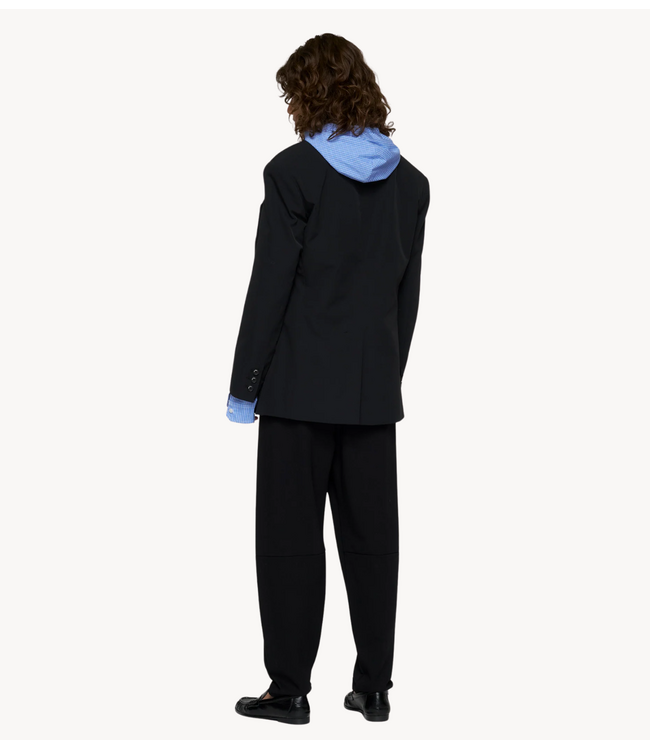 10DAYS Blazer double cuff travel blazer black