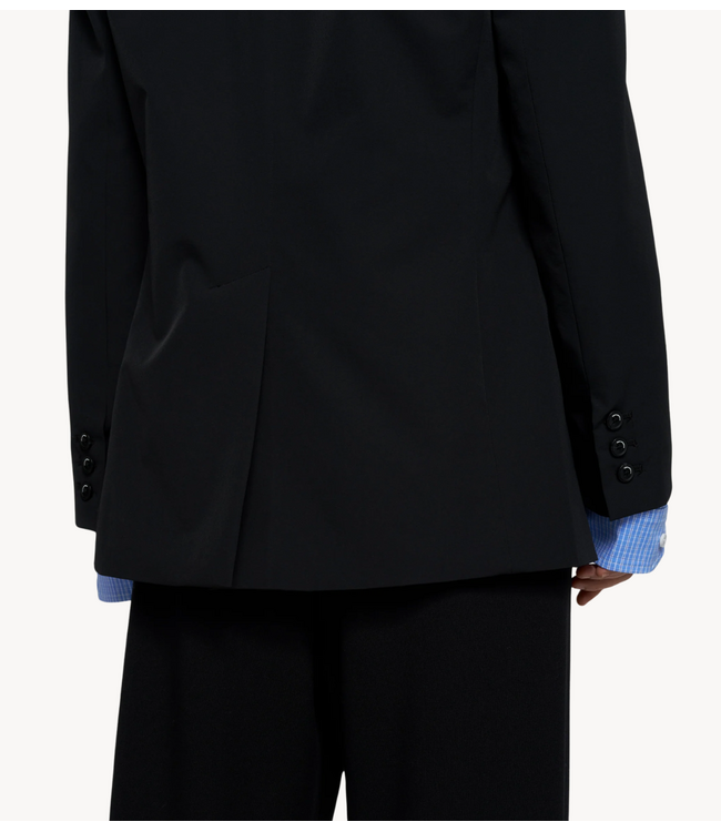 10DAYS Blazer double cuff travel blazer black