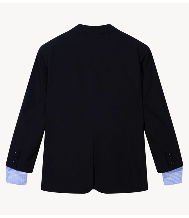 10DAYS Blazer double cuff travel blazer black