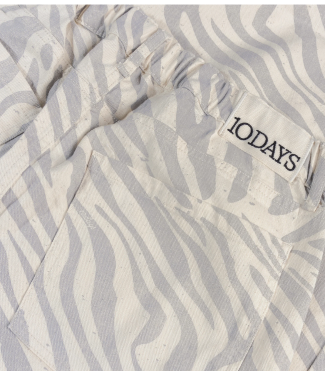 10DAYS Broek western pants zebra