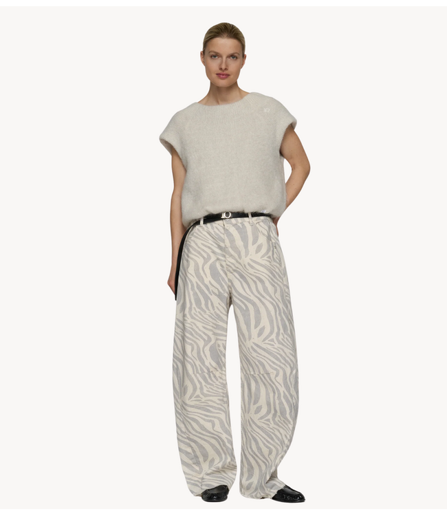 10DAYS Broek western pants zebra
