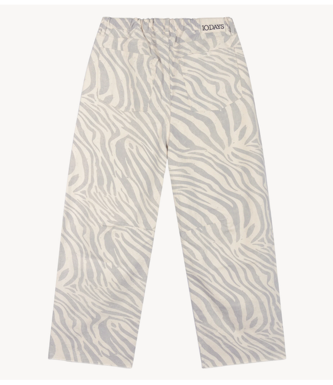 10DAYS Broek western pants zebra