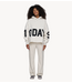 10DAYS Broek THE STRAIGHT JOGGER soft white melee 10DAYS365