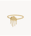 Anna+Nina Ring Head in the Clouds Ring Gold Plated