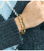 Anna+Nina Armband Fine Coffee Bean Bracelet Gold Plated