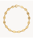 Anna+Nina Armband Fine Coffee Bean Bracelet Gold Plated