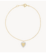 Anna+Nina Armband Bravery Heart Bracelet Gold Plated