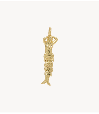 Anna+Nina Bedel Mermaid Charm Gold Plated