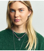 Anna+Nina Ketting Aquamarine Gemstone Necklace Gold Plated 70