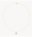 Anna+Nina Ketting Bravery Heart Necklace Gold Plated