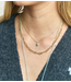 Anna+Nina Ketting Bravery Heart Necklace Gold Plated