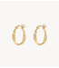 Anna+Nina Oorbel LoveLoop Hoop Earrings Gold Plated