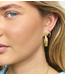 Anna+Nina Oorbel Big Mermaid Hoop Earrings Gold Plated