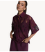 Alix The Label Blouse ladies woven lace shortsleeve blouse aubergine