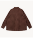 Alix The Label Blouse ladies woven pleated blouse warm brown