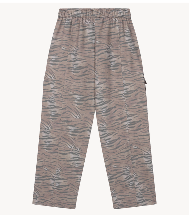 Alix The Label Broek ladies woven cargo pants animal